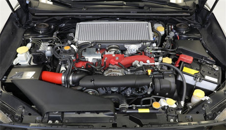 Système d'admission d'air froid AEM 2018 Subaru WRX STI 2,5 L H4 F/I - Rouge froissé