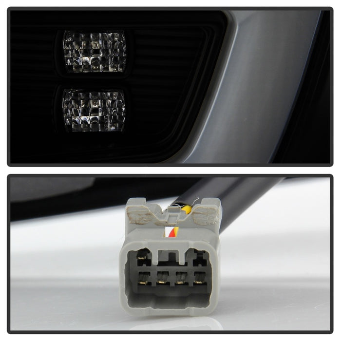 Feux arrière à LED Spyder 08-11 Subaru Impreza WRX 4DR - Fumée noire ALT-YD-SI084D-LED-BSM