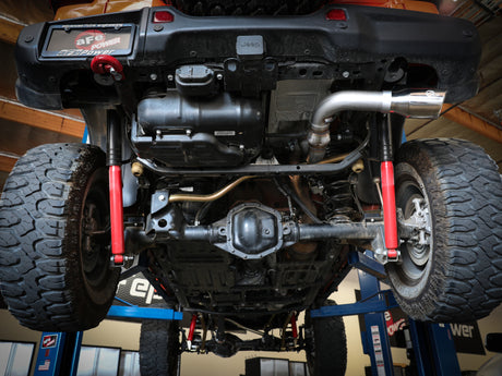 aFe 20-21 Jeep Wrangler Système d'échappement arrière DPF en acier inoxydable 304 à grand alésage HD 3 pouces - Embout poli