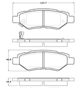 Plaquettes de frein arrière StopTech Performance 08-13 Chevy Camaro