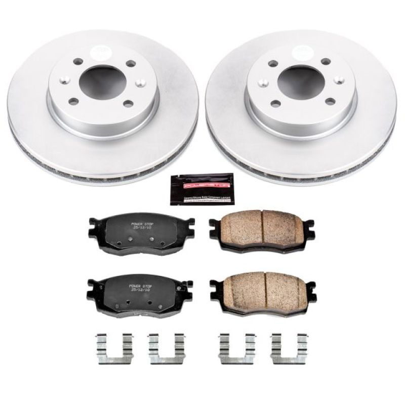 Kit de freins Power Stop 06-11 Hyundai Accent avant Z17 Evolution Geomet avec revêtement