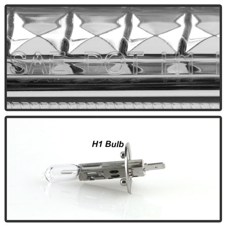 Phares à DEL haute puissance Spyder Ford F-250/350/450 08-10 V2 - Interrupteur arrière - Chrome PRO-YD-FS08PL-SBLB-C