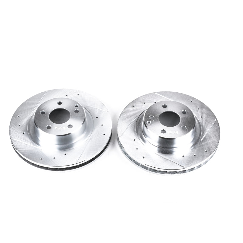 Disques de frein avant Power Stop 99-03 Mercedes-Benz CL500 Evolution percés et fendus - Paire