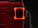 Raxiom 18-23 Jeep Wrangler JL Axial Series Carver LED Tail Lights- Blk Housing (Smoked Lens)