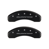 MGP 4 Caliper Covers Engraved Front & Rear With out stripes/Durango Red finish silver ch