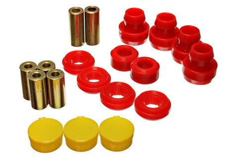 Ensemble de bagues de bras de suspension avant rouges pour Honda Prelude 97-01 (type SH uniquement) Energy Suspension
