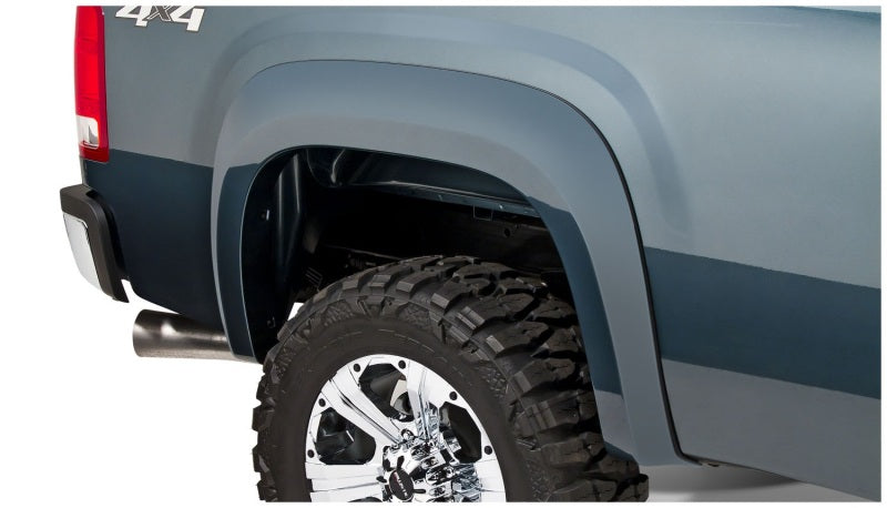 Élargisseurs de garde-boue Bushwacker 07-13 GMC Sierra 1500 Fleetside Extend-A-Fender 4 pièces 78,7/97,6 po - Noir