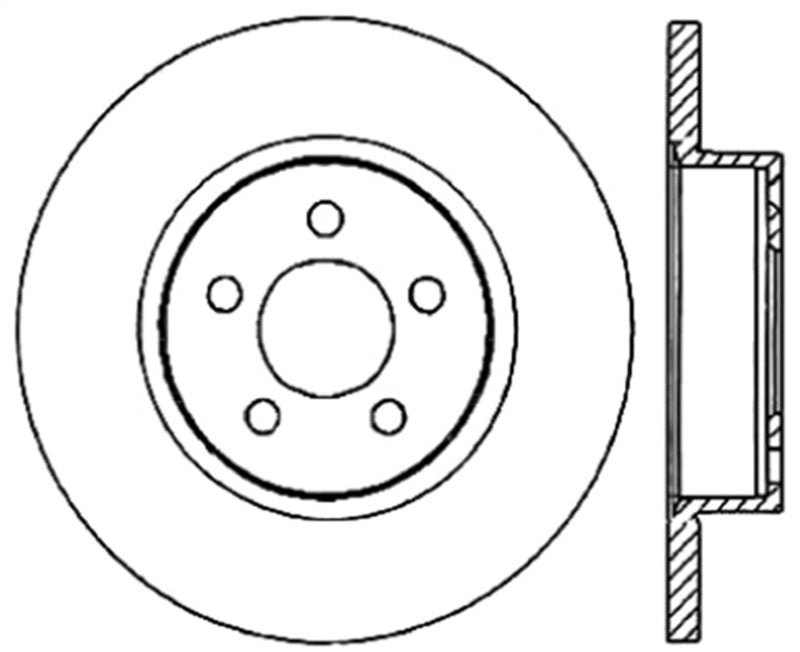 StopTech Drilled Sport Brake Rotor