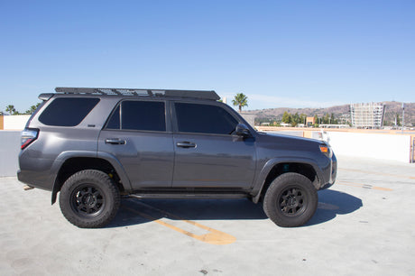 Barres de toit à profil bas Go Rhino 10-23 pour Toyota 4Runner Ceros - Tex. Blk