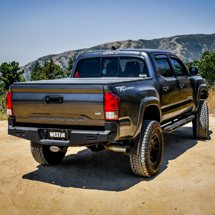 Pare-chocs arrière Westin 16-20 Toyota Tacoma Pro-Series - Noir texturé