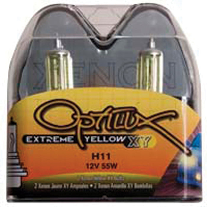 Ampoules Hella Optilux H11 55W XY Extreme Yellow (paire)