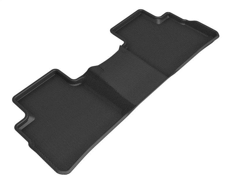 Tapis de sol 3D Maxpider 21-22 Nissan Rogue Kagu deuxième rangée - Noir