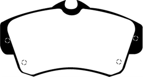 Plaquettes de frein avant EBC 00-11 Chrysler PT Cruiser 2.4 Redstuff