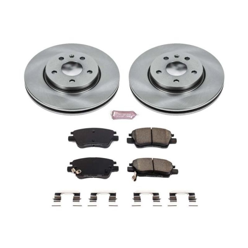 Kit de freins avant Power Stop Autospecialty pour Chevrolet Bolt EV 17-19