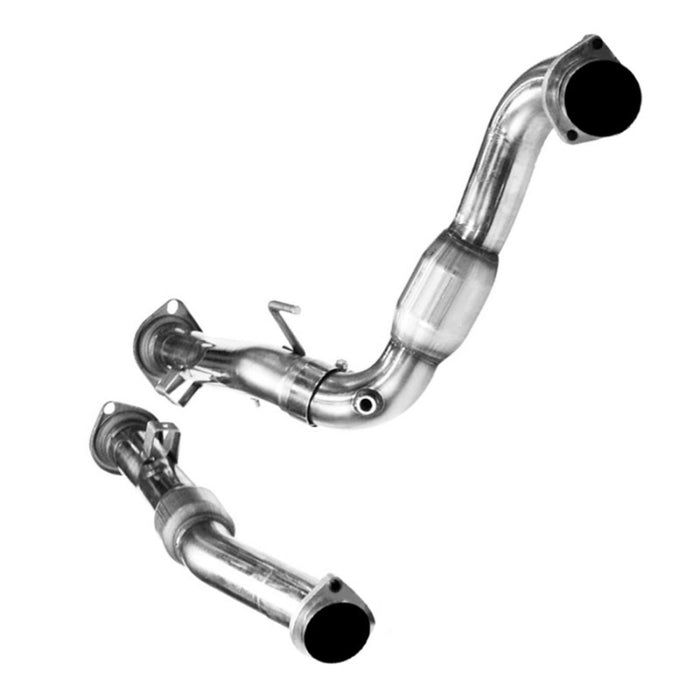 Collecteurs longs en acier inoxydable Kooks 06-10 Jeep SRT8 6,1 L 1 7/8 po x 3 po et tuyaux de raccordement cathéters en acier inoxydable