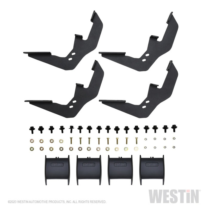 Marchepieds Westin 19-20 Chevy/GMC Silverado/Sierra 1500 à cabine standard R7 Nerf - Noir