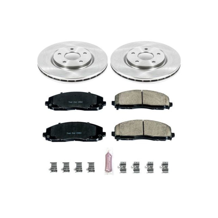 Kit de freins avant Power Stop Autospecialty pour Chrysler Pacifica 17-19