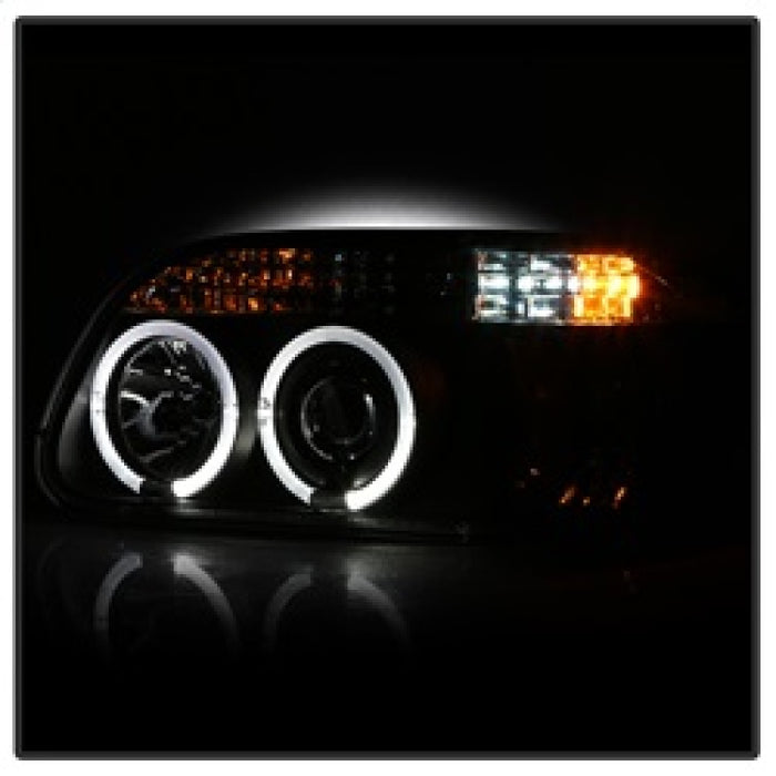 Phares de projecteur Spyder Ford Explorer 95-01 1PC LED Halo Blk PRO-YD-FEXP95-HL-1PC-BK