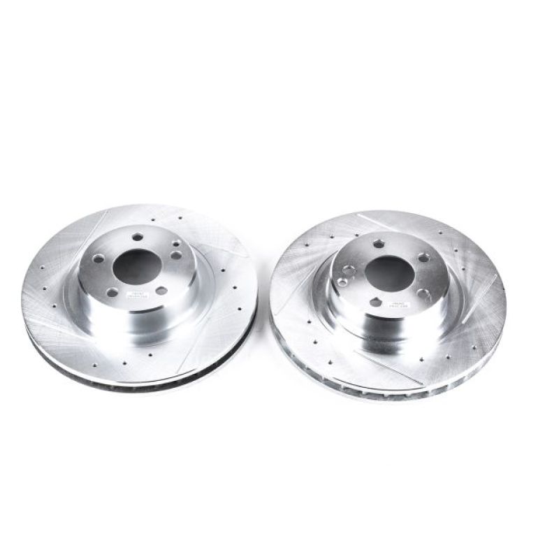 Disques de frein avant Power Stop 99-03 Mercedes-Benz CL500 Evolution percés et fendus - Paire