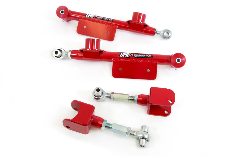 Kit de bras de suspension arrière supérieurs et inférieurs UMI Performance pour Ford Mustang 79-98