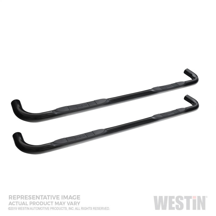 Westin 19-22 Chevrolet Silverado 1500 DC E-Series 3 Nerf Step Bars - Blk