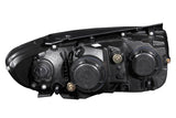 Phares de projecteur ANZO 2007-2007 Hyundai Santa Fe avec LED noir