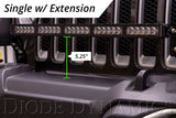 Kit de support de pare-chocs Diode Dynamics 18-21 Jeep JL Wrangler/Gladiator SS30 - Conduite blanche (simple)