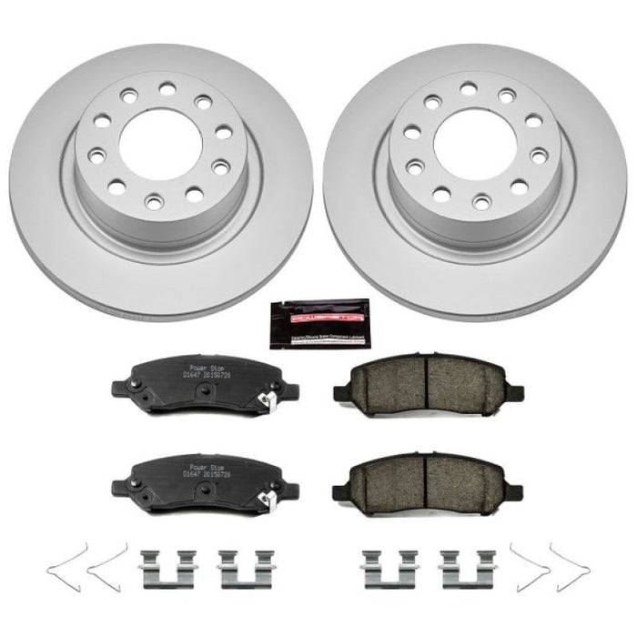 Kit de freins arrière Power Stop 13-16 Dodge Dart Z17 Evolution Geomet avec revêtement