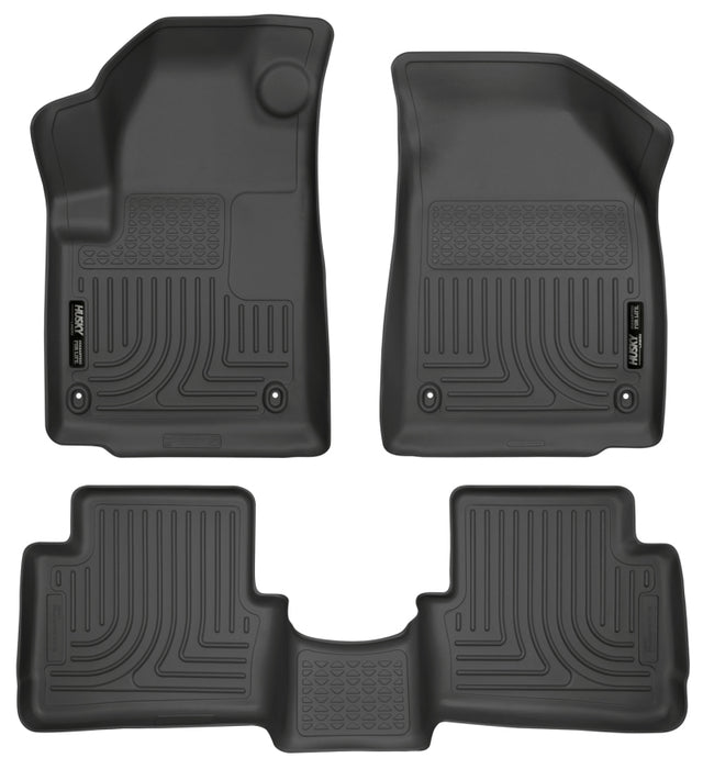 Husky Liners 2013 Dodge Dart WeatherBeater Black Front & 2nd Seat Floor Liners