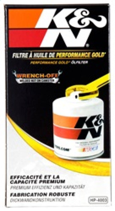 Filtre à huile K&amp;N Dodge Performance Gold