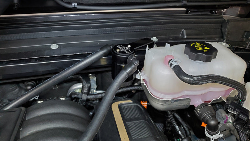 Séparateur d'huile J&amp;L 2021-2024 Jeep Wrangler 392 3.0 côté passager - Anodisé noir