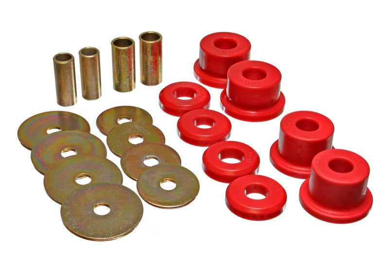 Ensemble de bagues de sous-châssis rouges pour Mitsubishi Eclipse FWD 90-94 Energy Suspension