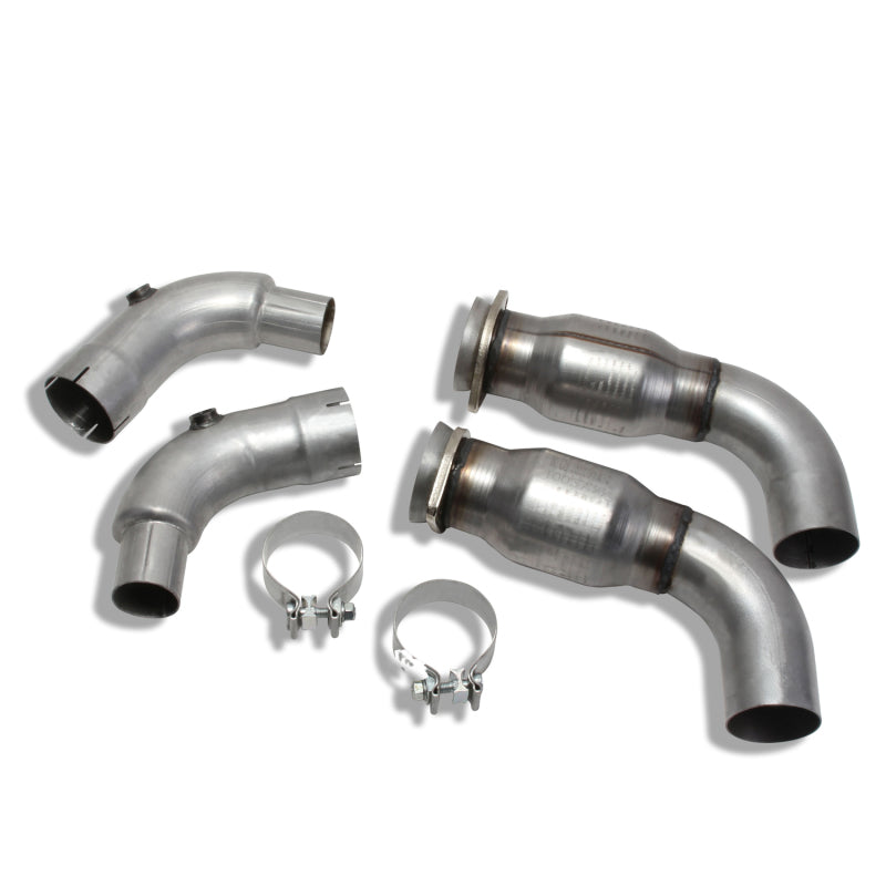 Kit de tuyau intermédiaire court BBK 15-20 Ford Mustang GT 3 pouces avec catalyseurs (utiliser le collecteur LT 1633/16330/1856/18560)
