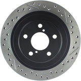 Rotor arrière gauche rainuré et percé StopTech 06-07 Subaru Impreza WRX (sauf STi)