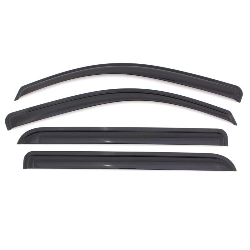 AVS 10-12 Kia Forte Ventvisor Outside Mount Window Deflectors 4pc - Smoke