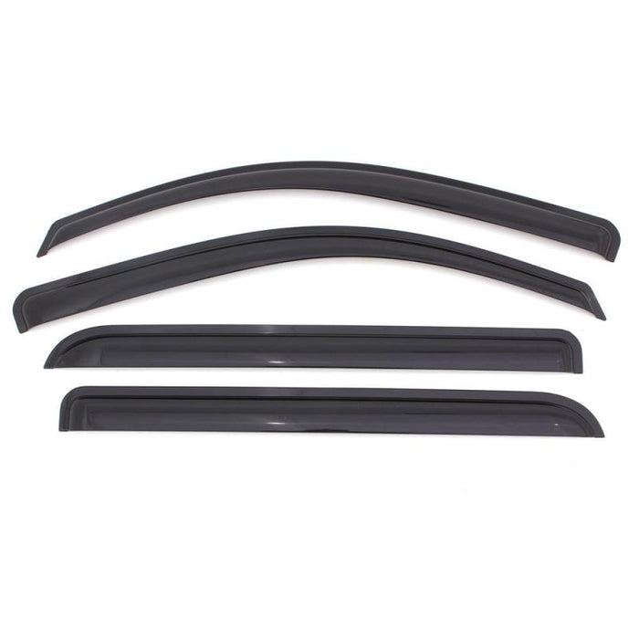 AVS 12-18 Hyundai Accent Ventvisor Outside Mount Window Deflectors 4pc - Smoke