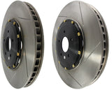 StopTech 09-11 Nissan GT-R Front Slotted Bare Iron 380x34mm AeroRotor Kit Pair