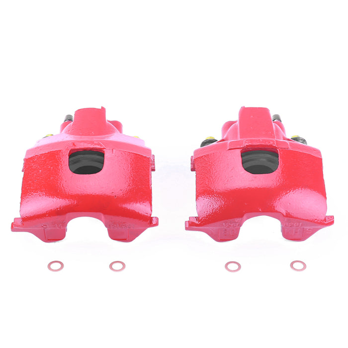 Étriers avant rouges Power Stop 99-04 Chrysler 300M sans supports - Paire