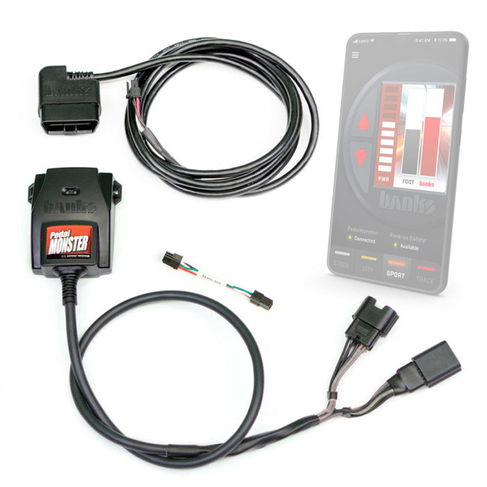 Kit de pédales Monster Banks Power 2006-2007 CHEVY/GMC 2500 (autonome) - Molex MX64 - 6 voies - Utilisation avec téléphone