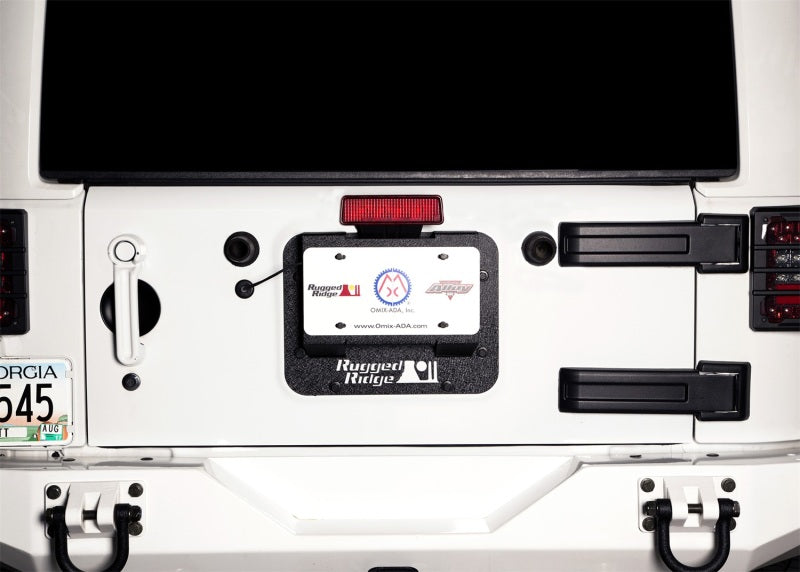 Kit de suppression de porte-pneus Rugged Ridge 07-18 Jeep Wrangler JK