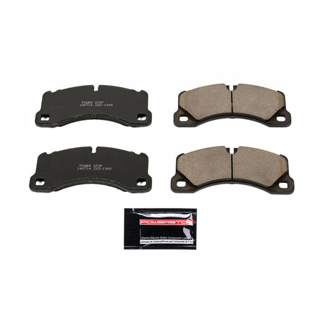 Plaquettes de frein sport Power Stop 2008 Porsche Cayenne Z23 Evolution avant avec matériel
