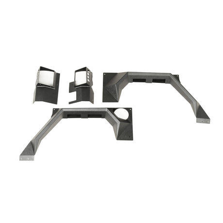 Paire de garde-boue arrière Rugged Ridge XHD 4 portes 07-18 Jeep Wrangler JKU