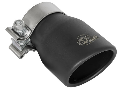 Système d'échappement arrière aFe MACH Force-Xp avec embout noir pour Jeep Wrangler 18-20 L4-2.0T / V6-3.6L