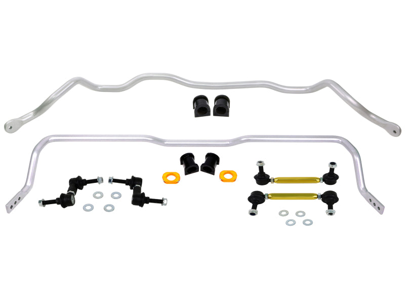 Kit de barres stabilisatrices avant et arrière Whiteline 03-06 Mitsubishi Lancer EVO / 05-06 EVO MR/RS avec arrière de 24 mm