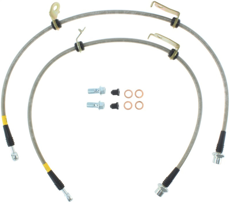 Conduites de frein avant en acier inoxydable StopTech 11-17 Lexus CT200h