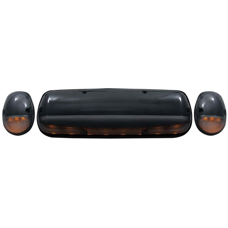 Kit d'éclairage de toit de cabine à LED ANZO 2001-2007 Chevrolet Silverado 3500 Fumé 3 pièces