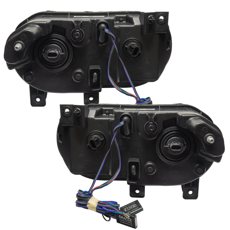 Oracle 08-14 Dodge Challenger SMD HL (non HID) - ColorSHIFT VOIR LA GARANTIE