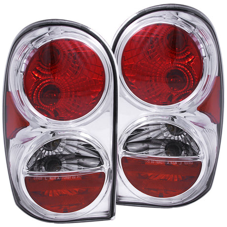 Feux arrière chromés ANZO pour Jeep Liberty 2002-2007
