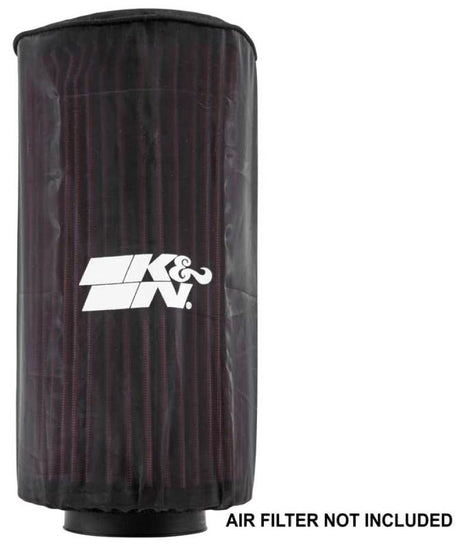 Enveloppe de filtre à air rond noir K&amp;N Polaris Drycharger 11,25 po x 3 po x 3 po