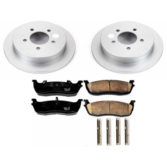 Power Stop 00-02 Ford Expedition Rear Z17 Evolution Geomet Coated Brake Kit